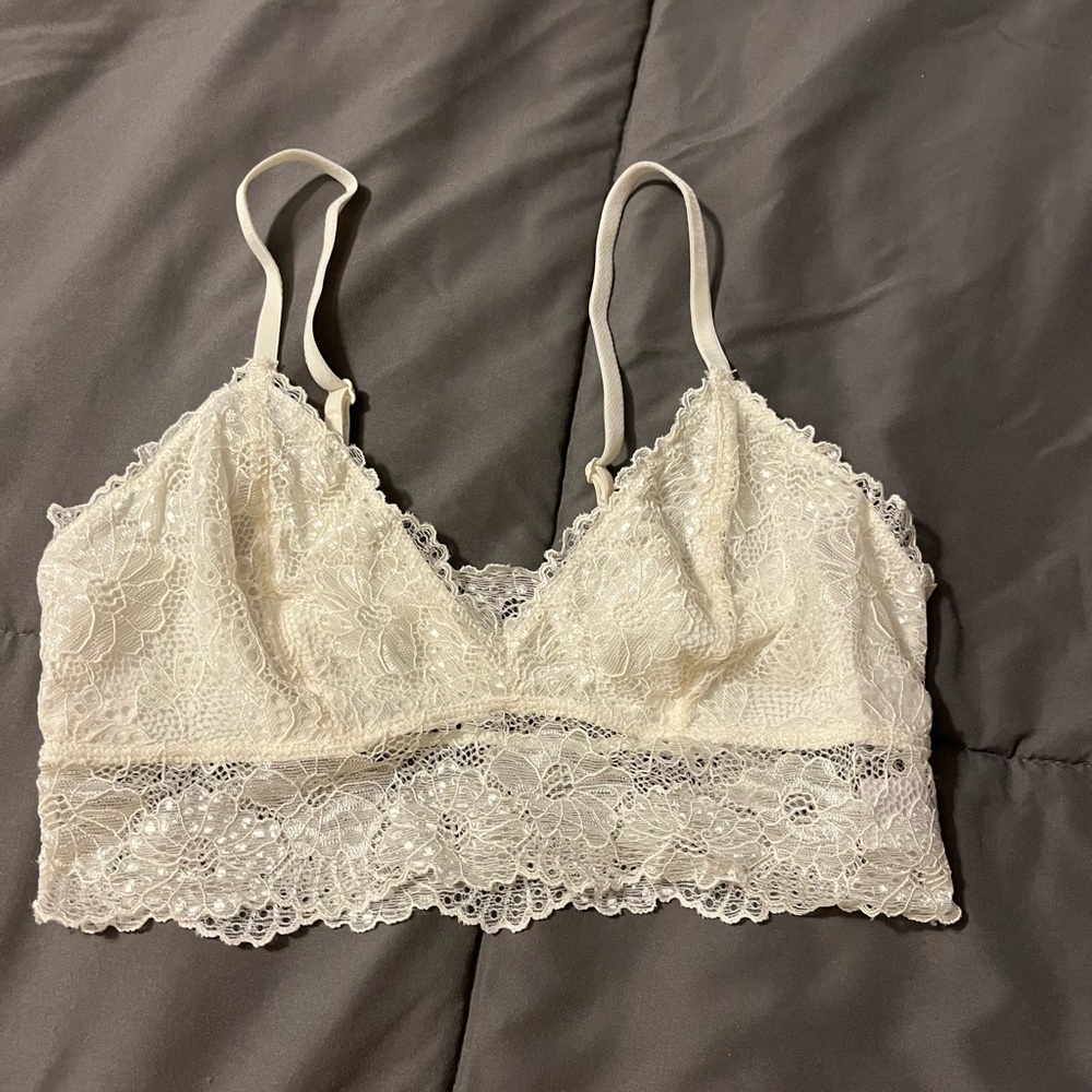 Joe Boxer Lace Bralette in Cream